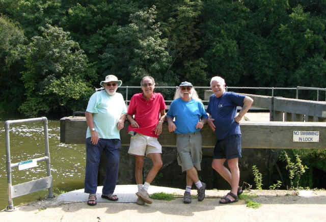 Alan O, John B, Keith B and Tony Lloyd